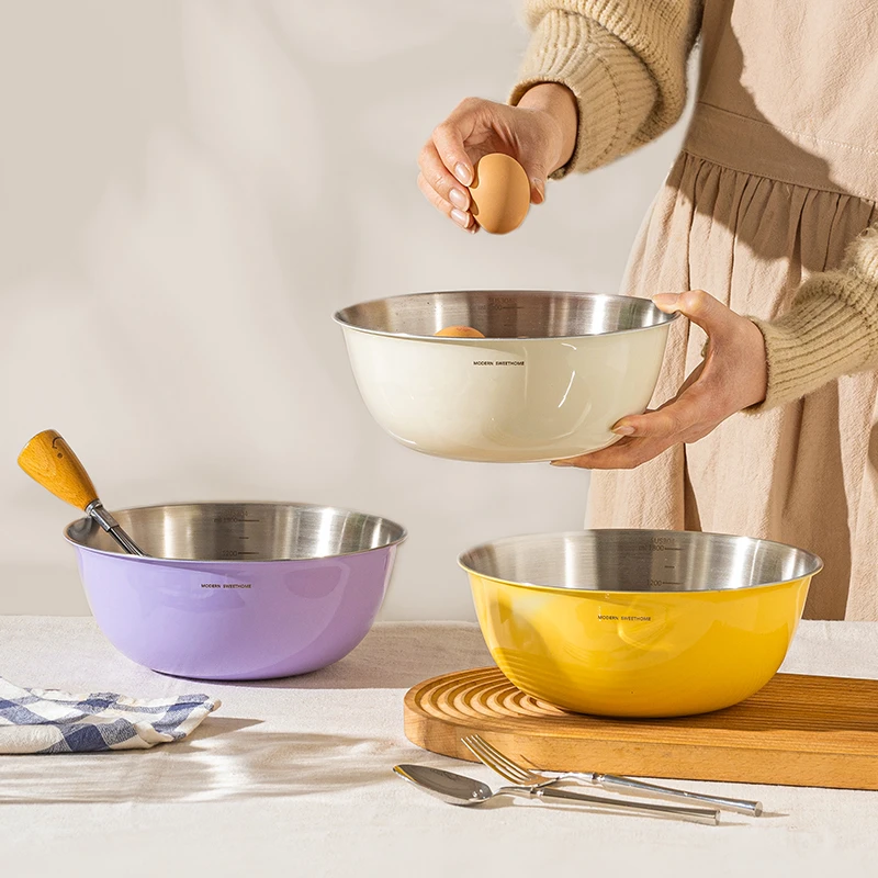 【摩登主妇】MONAZONE不锈钢盆304食品级料理盆洗菜盆和面揉面盆