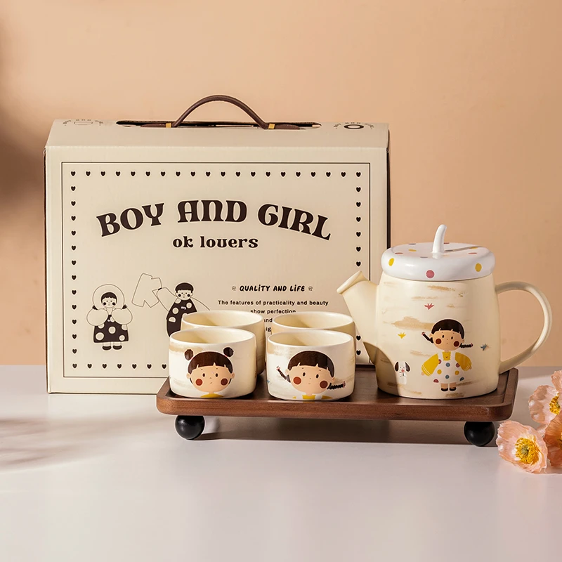 【摩登主妇】乔迁送礼茶壶套装闺蜜女生生日新婚儿童节礼物下午茶具