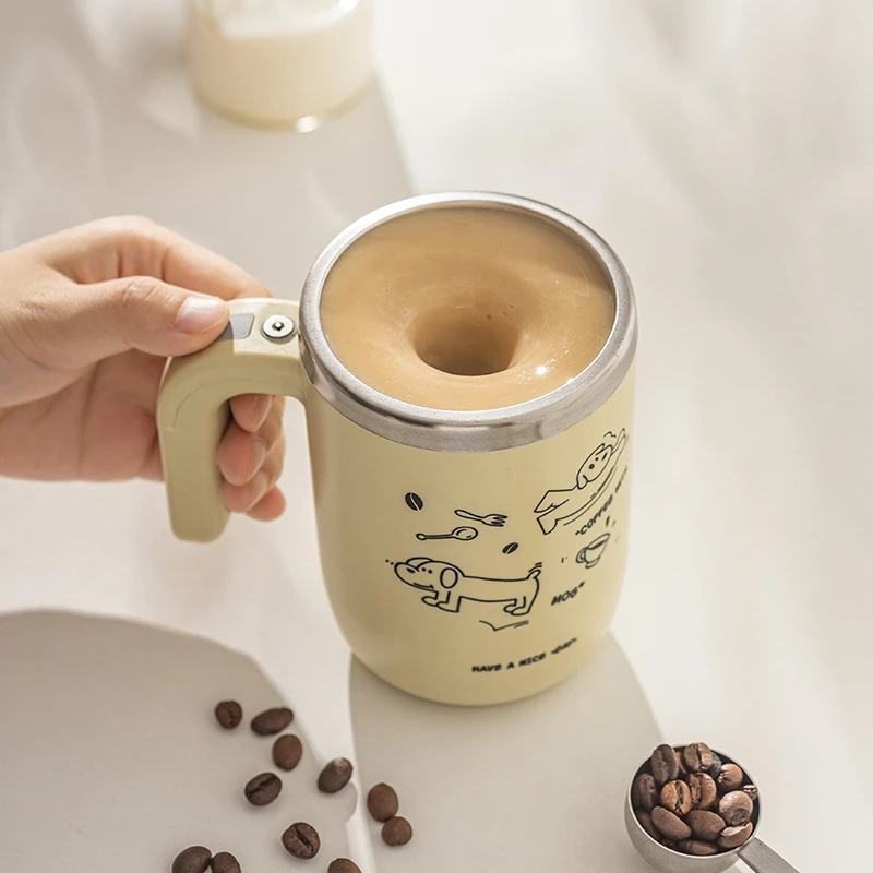 【摩登主妇】新款全自动搅拌杯电动咖啡杯子充电款磁力摇摇杯水杯