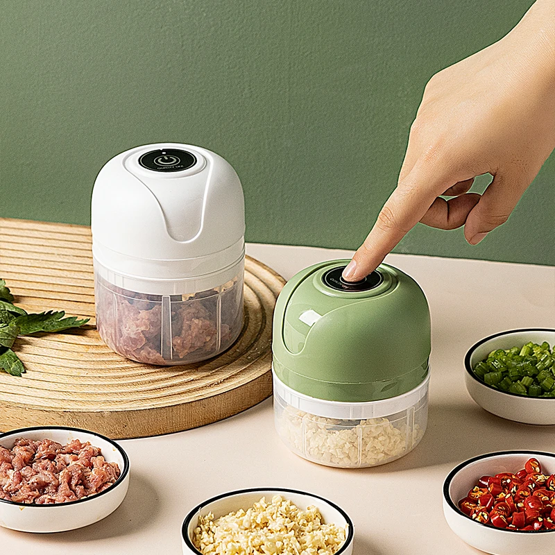 【摩登主妇】蒜泥神器电动捣蒜器打蒜搅碎机蒜末粉碎器蒜蓉搅碎器