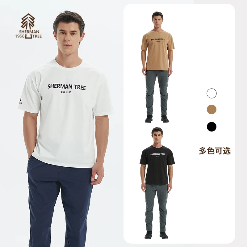 舍曼树SHERMAN TREE运动户外T恤 凉感抑菌透气男女同款24圆领短袖