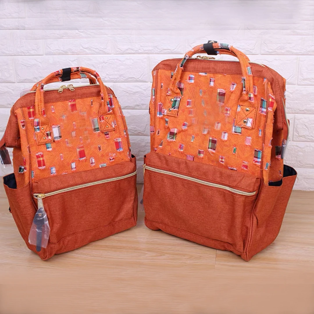 情侣同款时尚学生背包可手提设计感大容量户外旅行双肩包P-2D144