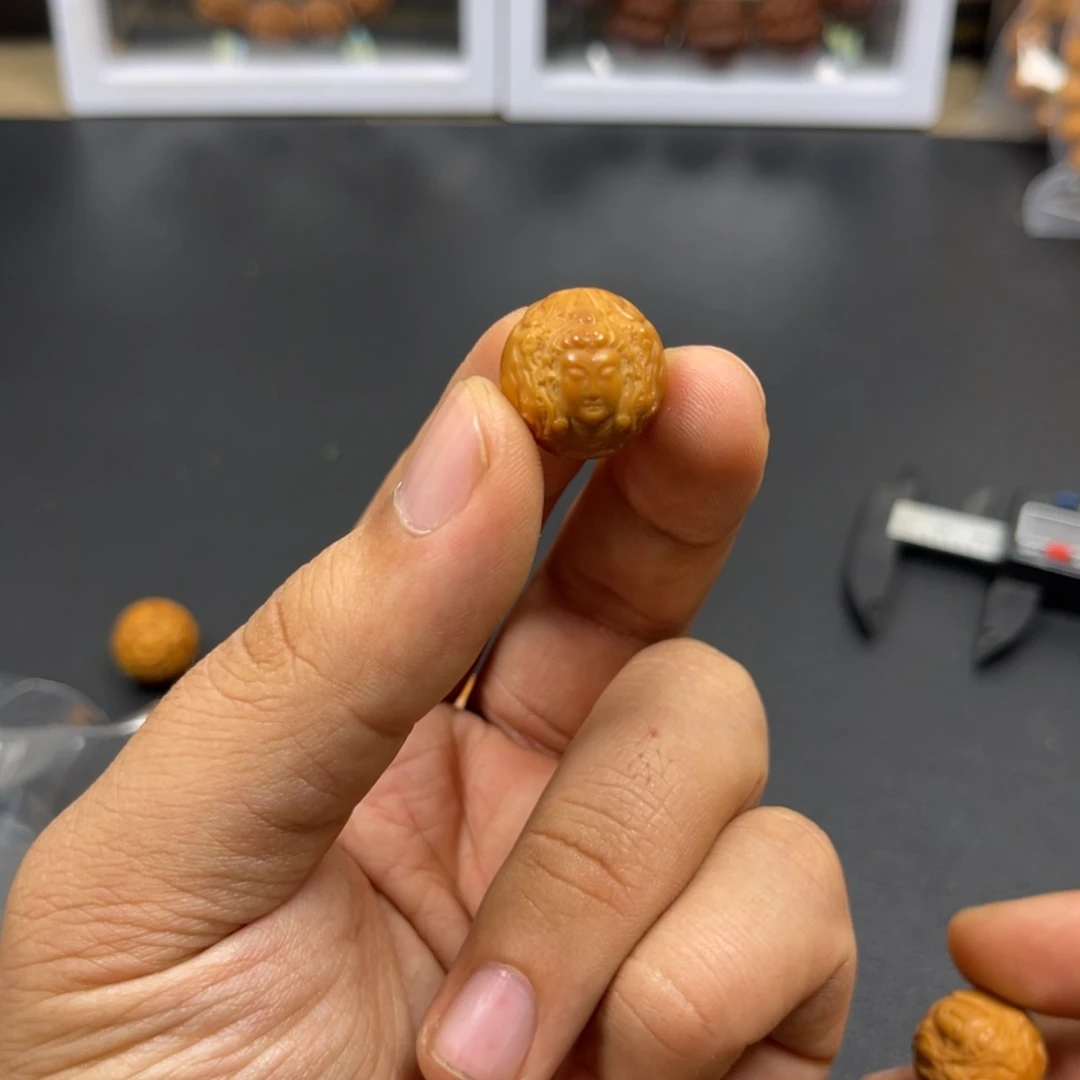 【闪购商品】猴头核桃吊坠观音单颗17mm