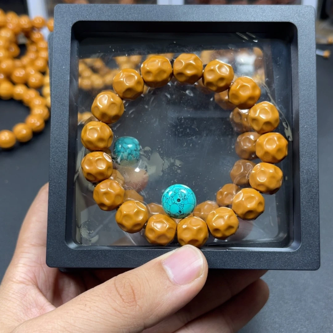 【闪购商品】猴头核桃吊坠手工奶酪无相13mm真龙岩料3s级