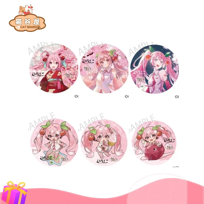 【初音未来】初音未来2024樱花函馆吧唧徽章 日漫产品未拆封