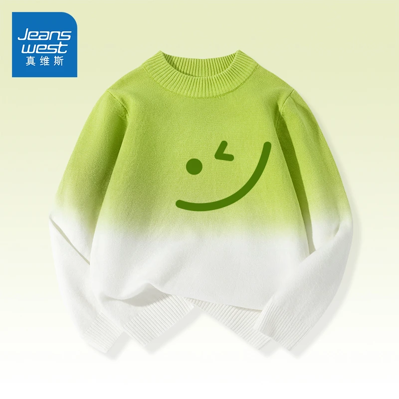 真维斯女童秋冬毛衣2025新款爆款女孩洋气针织衫女大童抗静电打底