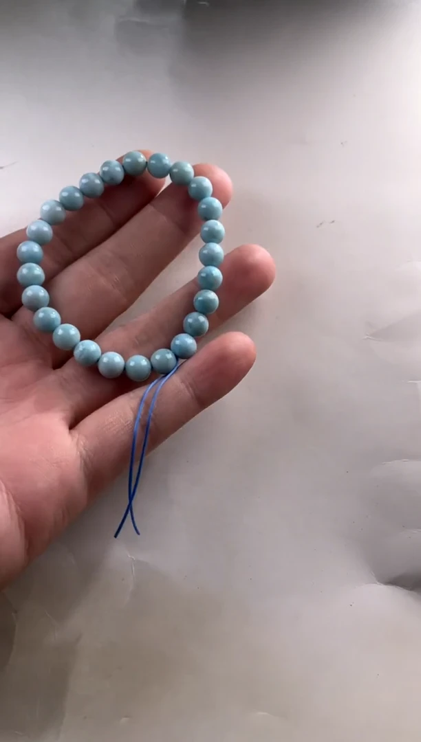 【闪购商品】针钠钙石（海纹石）手链未镶嵌(一物一件)117986