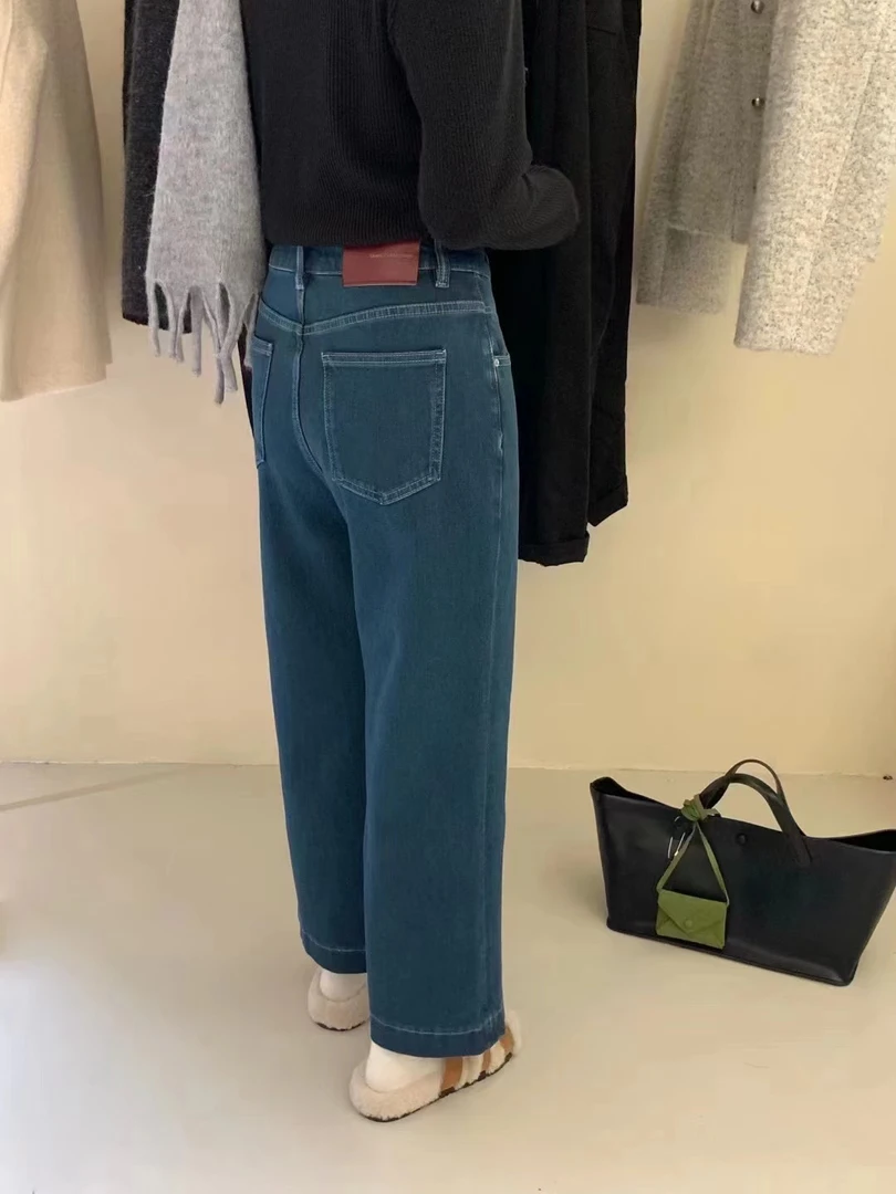 DM 冬季新款牛仔裤 小烟管显瘦牛仔裤