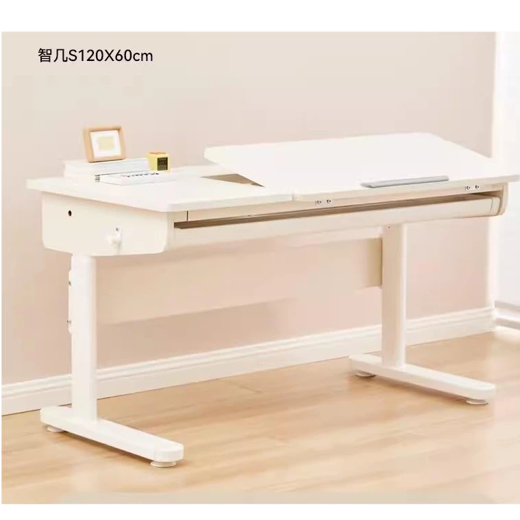 智学库智简plus倾斜款小白桌智几桌儿童实木升降学习桌
