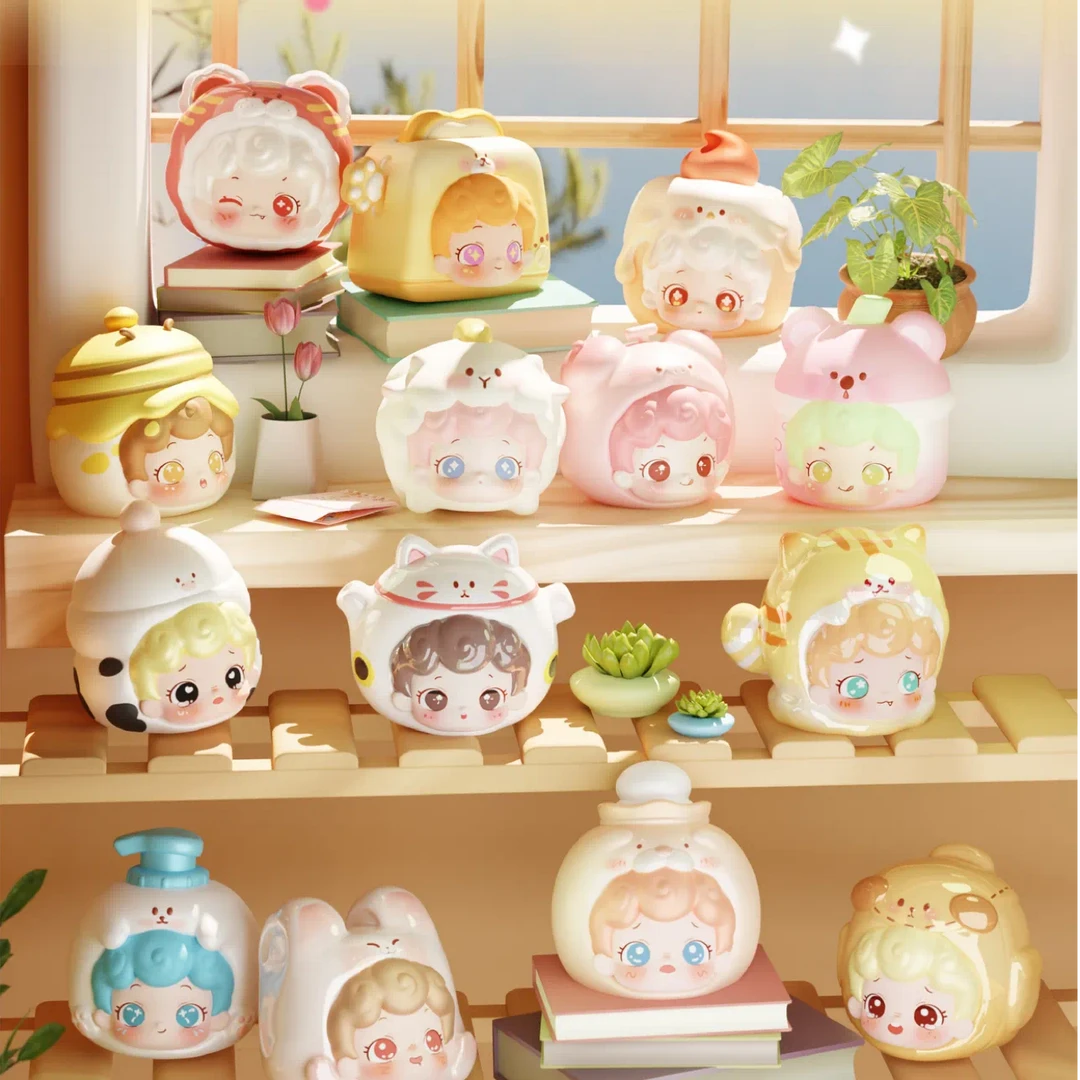 【嘉嘉爱潮玩】点点杂物社系列潮玩盲盒萌粒手办公仔