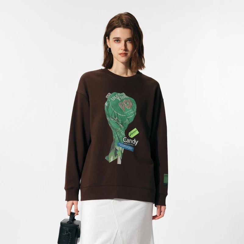 【23年专柜新品】U/TI SWEETLIFE 百搭时尚潮流糖果系列卫衣