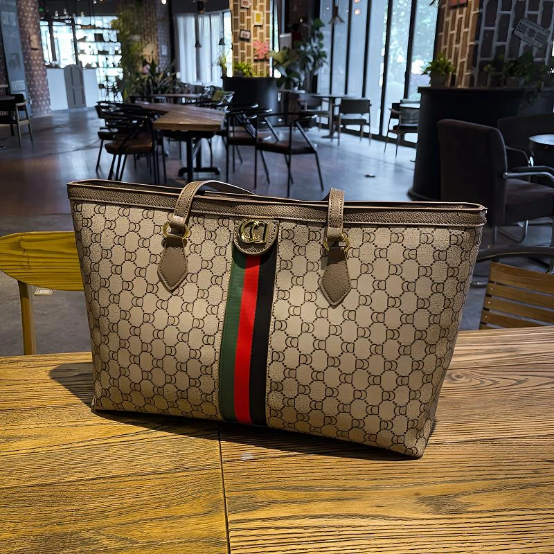 真皮女包2024新款妈咪托特包女大容量秋冬高级质感单肩托特包大包