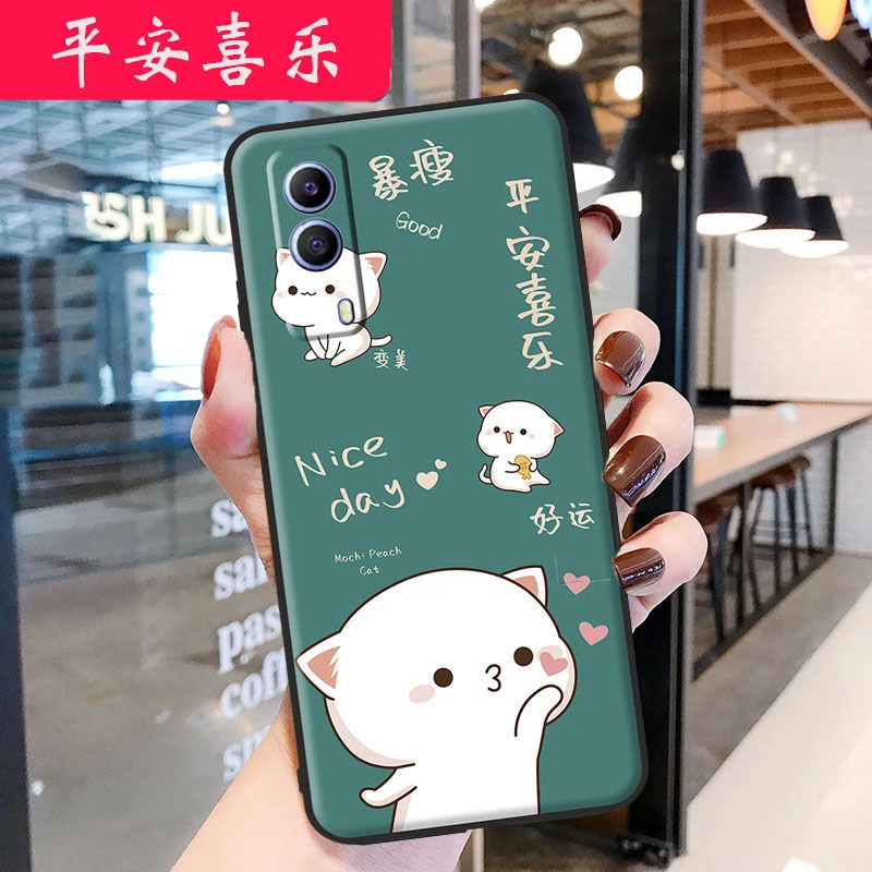 vivoy53st1版手机壳男女新款vivoy53s网红爆款t1版侧面指纹防摔壳