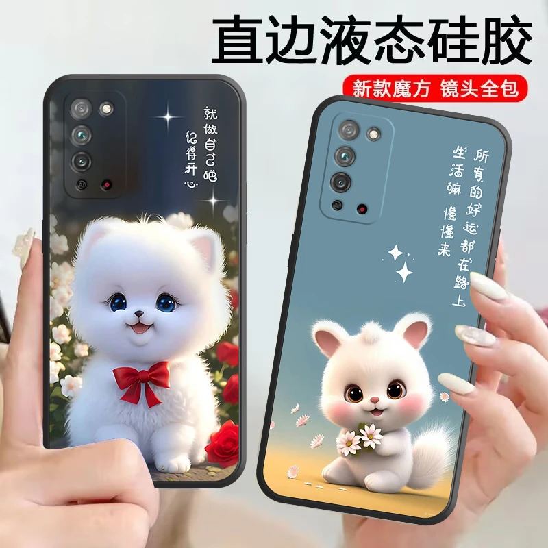 华为荣耀X10手机壳容易x10全包防摔男女新款TEL-AN00磨砂x十可爱