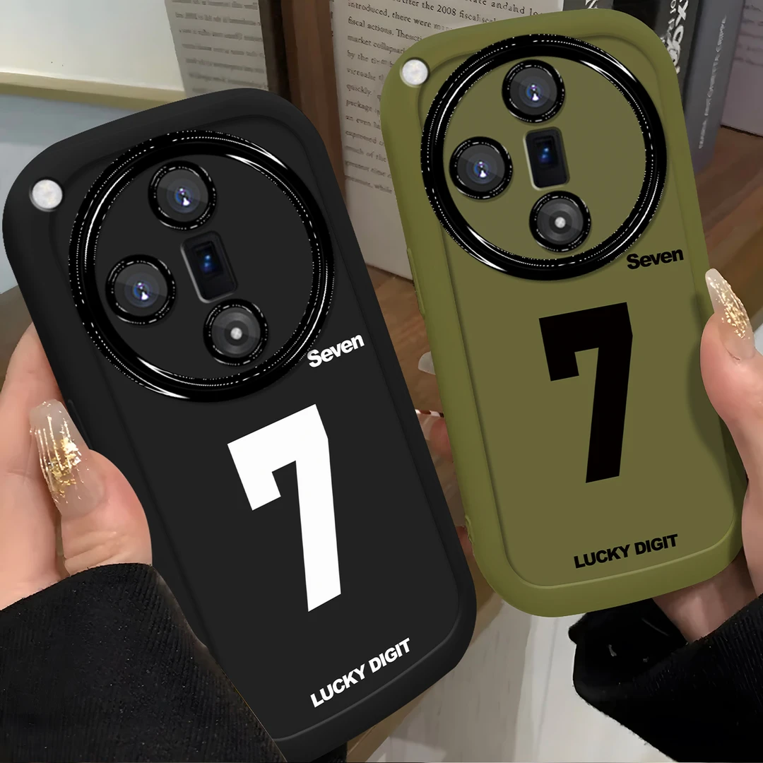 适用于【OPPO】FINDX7个性简约幸运数字7时尚男女款手机壳