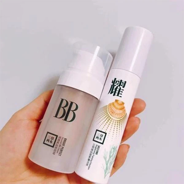 新日期三草两木调理修颜霜裸妆BB霜不脱妆提亮液正品提亮肤色护肤