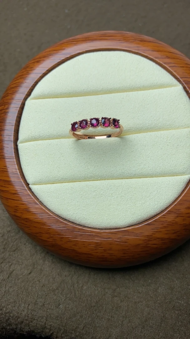 天然锆石石女款戒指