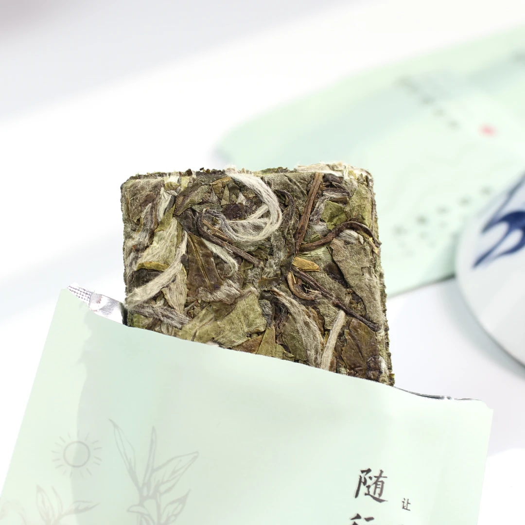 【2020年花香白牡丹】福建高山白茶耐泡浓香便捷小方片饼干茶
