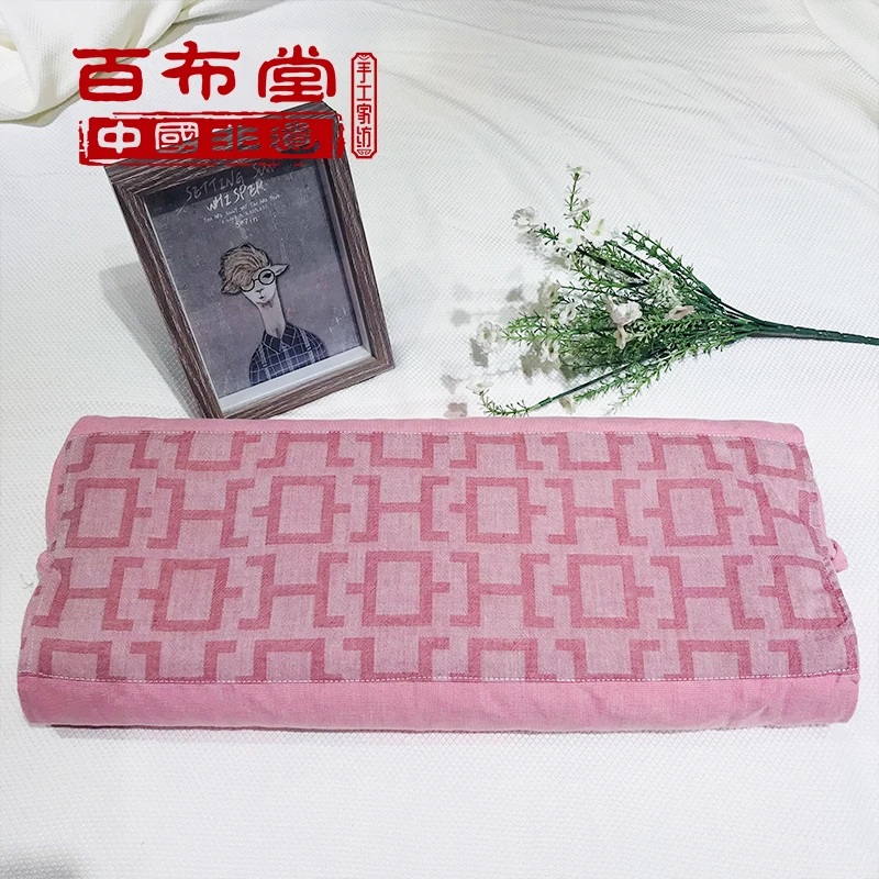 百布堂粗布荞麦枕颈椎枕成人护颈枕家用加厚耐脏手工透气吸汗