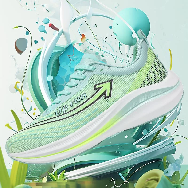 Up run【6.0ET】24年新款情侣减震轻便网面透气舒适时尚跑鞋 休