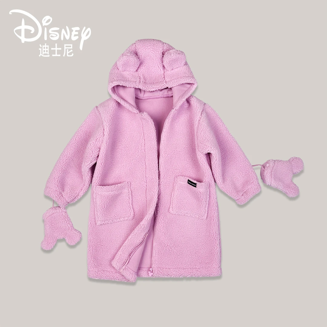 Disney/迪士尼春秋百搭可爱儿童羊羔毛外套XHE3SJ772