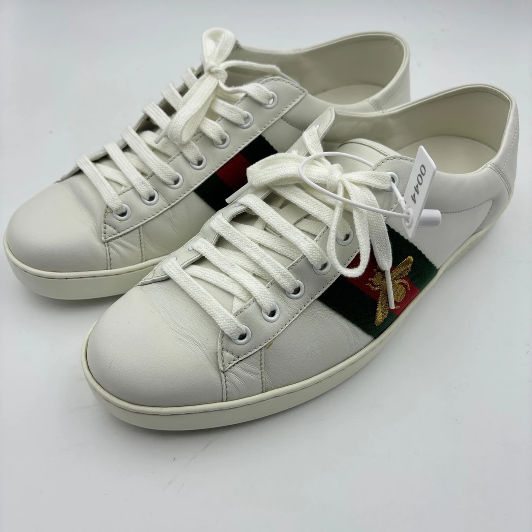 44.5码/gucci小蜜蜂板鞋/无盒/95新/编号：0044