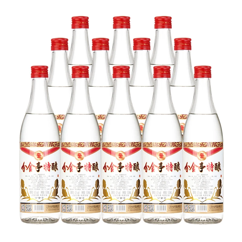 分金亭特酿白酒 42度浓香型口粮酒整箱12瓶名酒瓶装绵柔42度500ml