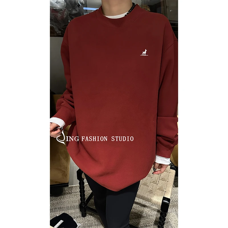 JING2024秋冬季新款80589重宽松大版长袖卫衣