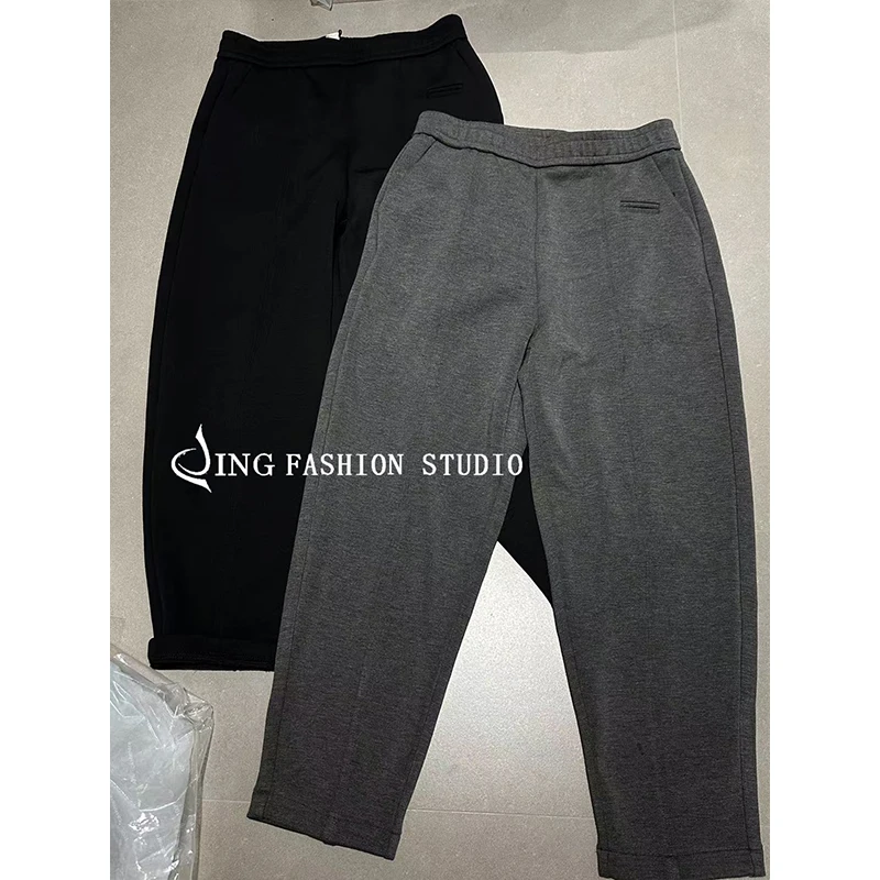 JING2024秋季新款23385经典百搭时尚休闲裤宽松显瘦女裤哈伦裤