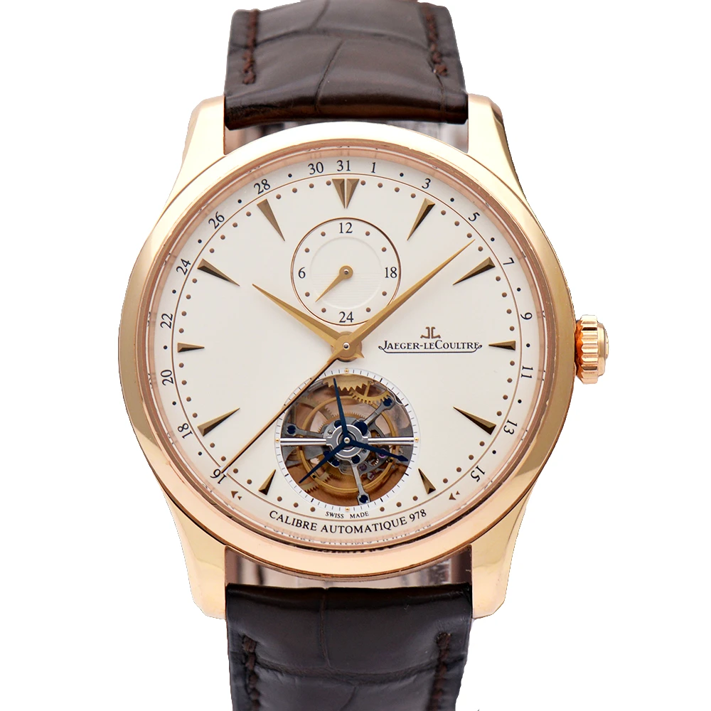 99新 Jaeger-LeCoultre/积家 大师系列Q1662510玫瑰金43mm男表