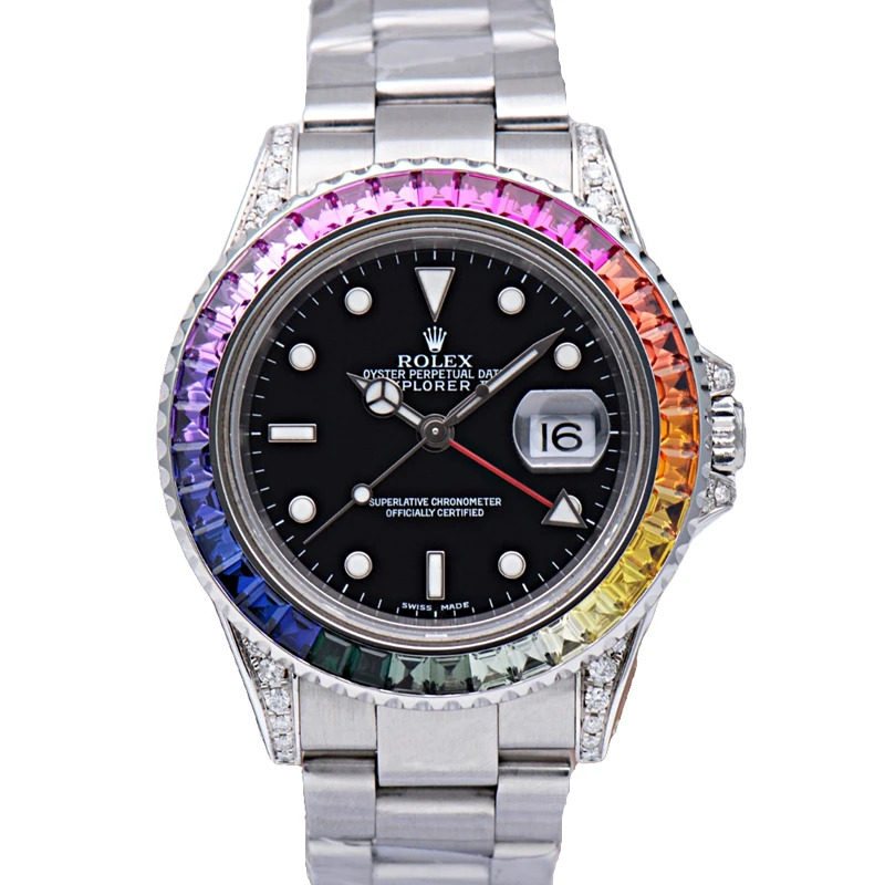 99新 Rolex/劳力士 探险家16570精钢后钻40MM自动机械男表