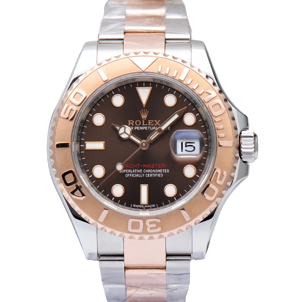 99新 Rolex/劳力士 游艇名仕116621咖面间玫瑰金40MM自动机械男表