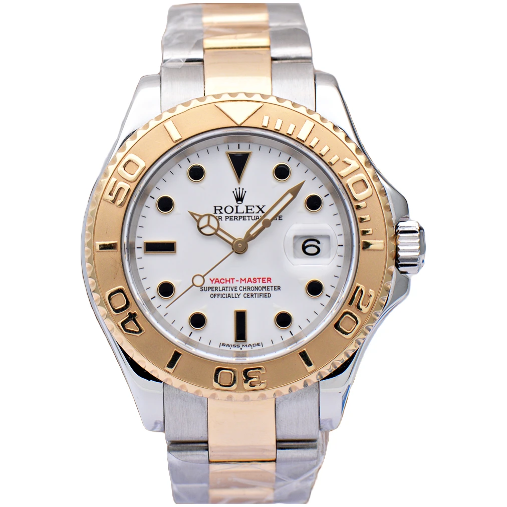 99新 Rolex/劳力士 16623游艇名仕间金白盘40表径自动机械男士表