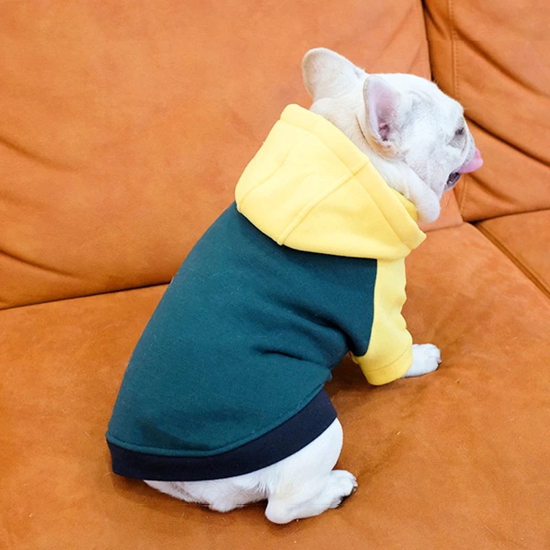法斗衣服狗狗秋冬装斗牛犬潮牌巴哥宠物秋天小中型犬冬季帽衫卫衣