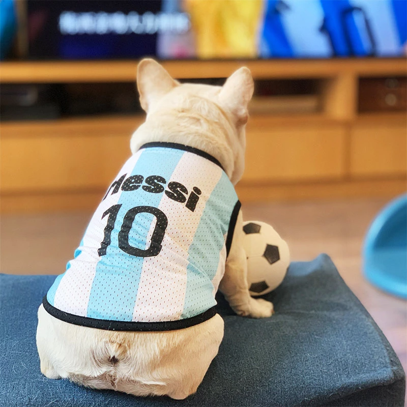 法斗球衣狗狗衣服夏季薄款巴哥沙皮斗牛犬小型犬宠物透气网眼背心