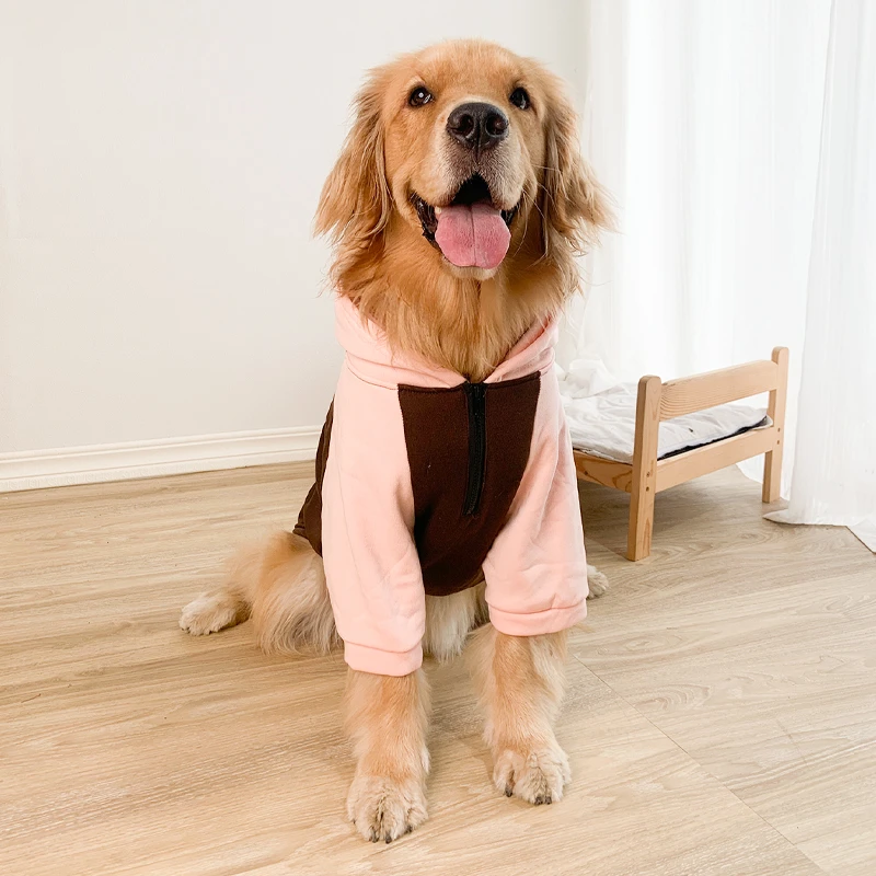 大狗狗衣服春秋款帽衫金毛拉布拉多边牧哈士奇中型犬大型犬秋冬装