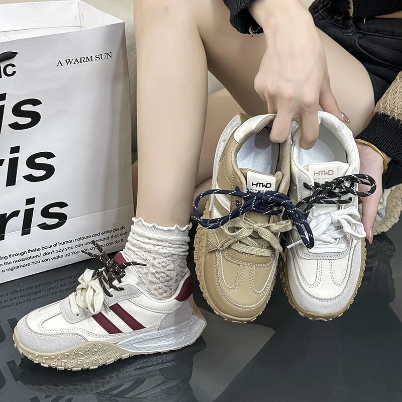 【羽姐】阿甘鞋女秋季新款学院风轻便舒适百搭休闲德训鞋2215