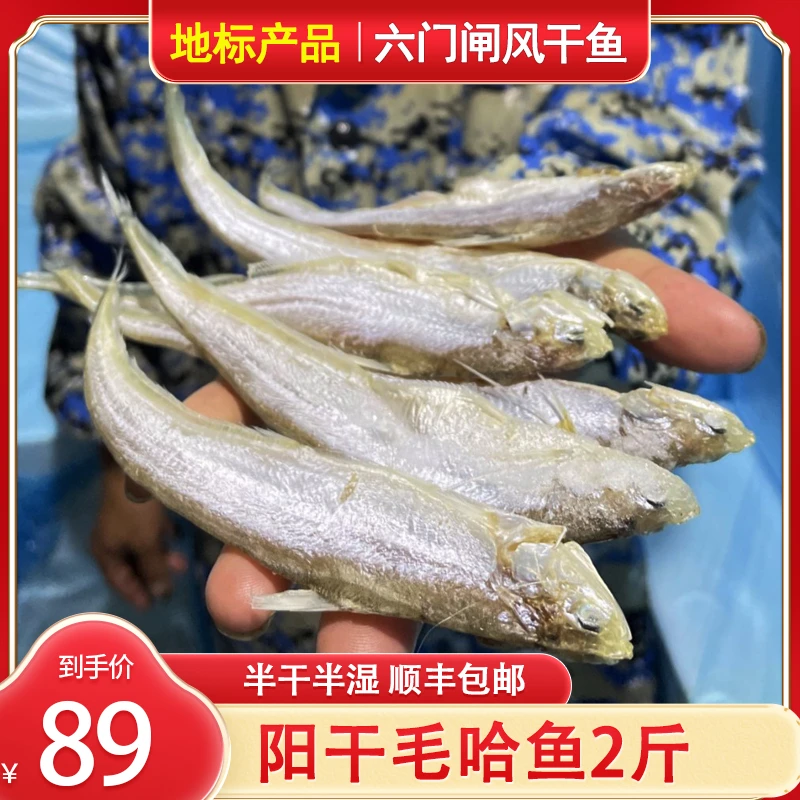 风干毛哈鱼2斤半干糍粑鱼食用鲜嫩 冷冻毛叶鱼腌制 阳干鱼