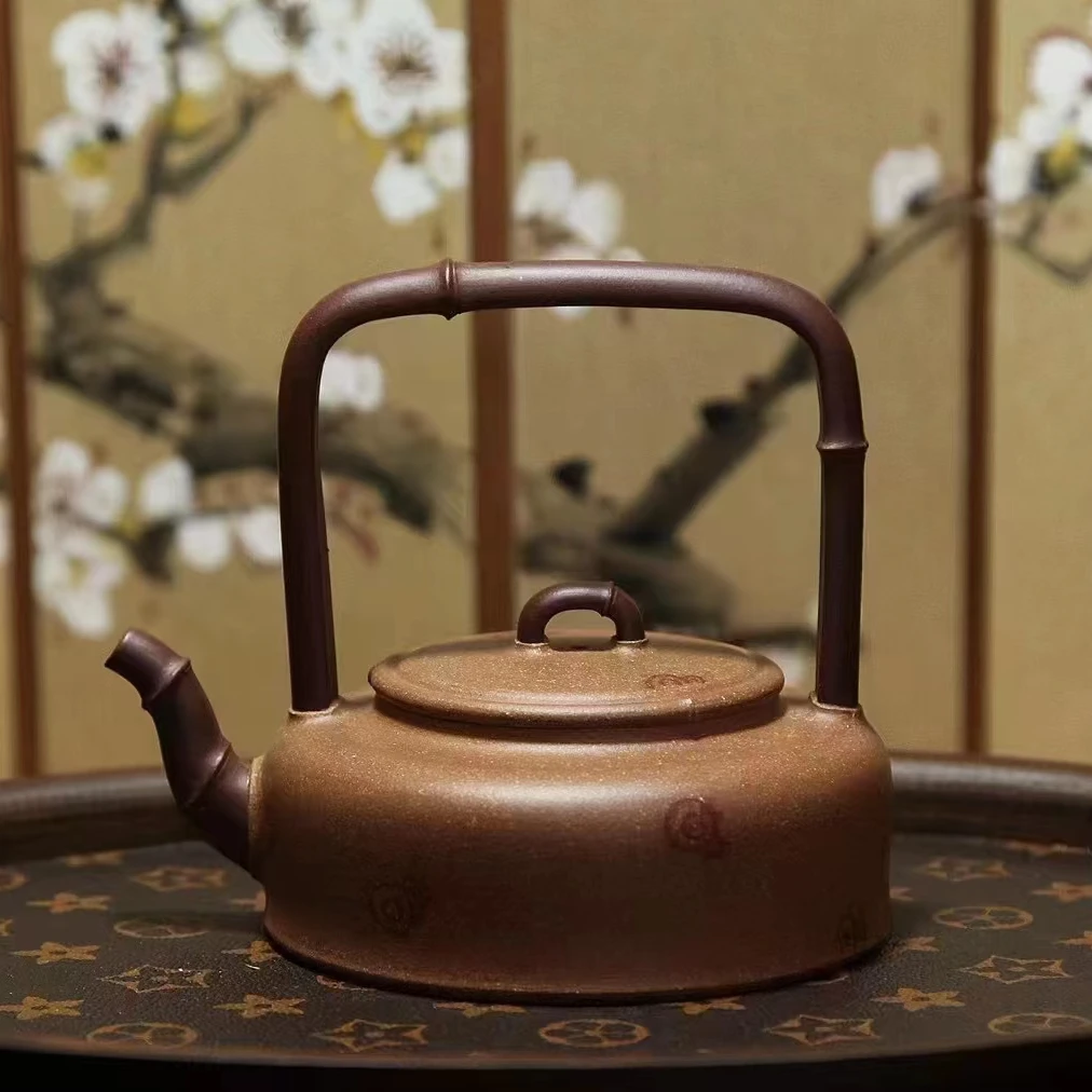 “蜀山杯”银奖作品《竹林君子》黄龙山降坡泥+底槽青 套组 全手工