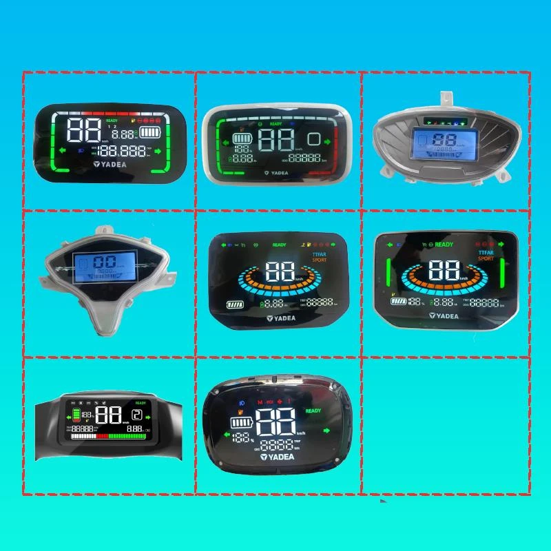 雅迪电动车仪表T7E9冠能探索E10E6豪战战威显示屏一线通仪表总成