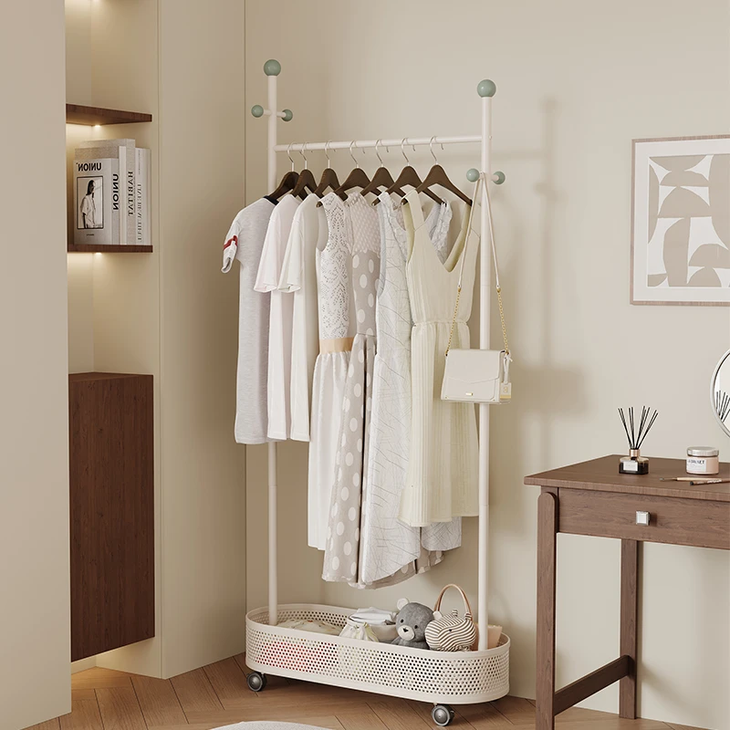 匠氏起航仙人掌卧室衣帽架创意移动晾衣架客厅衣服加重衣服置物架