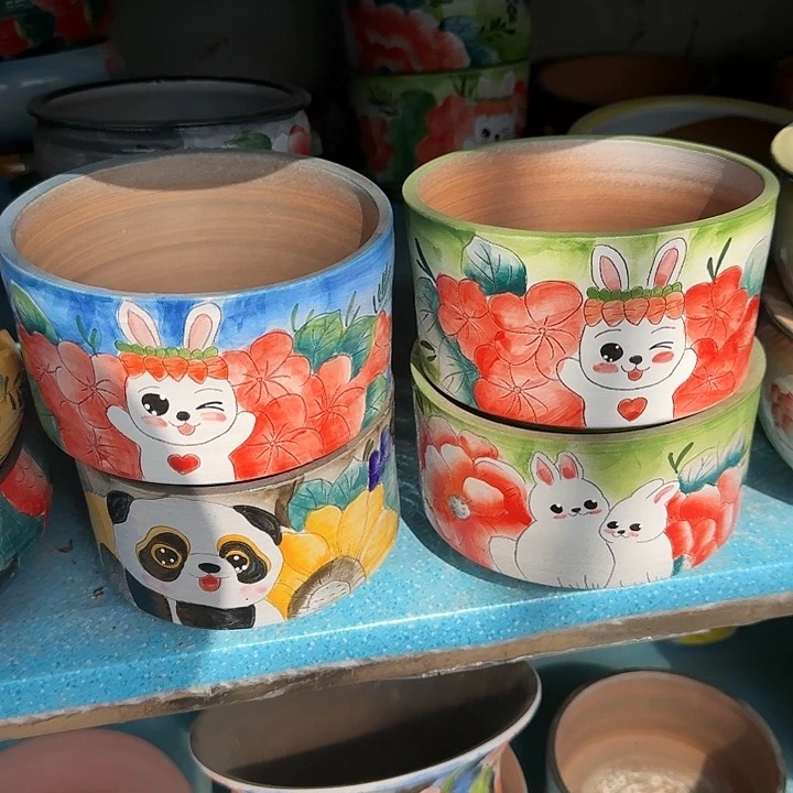 红陶20CM（含）-50CM（不含）忘****你4手绘