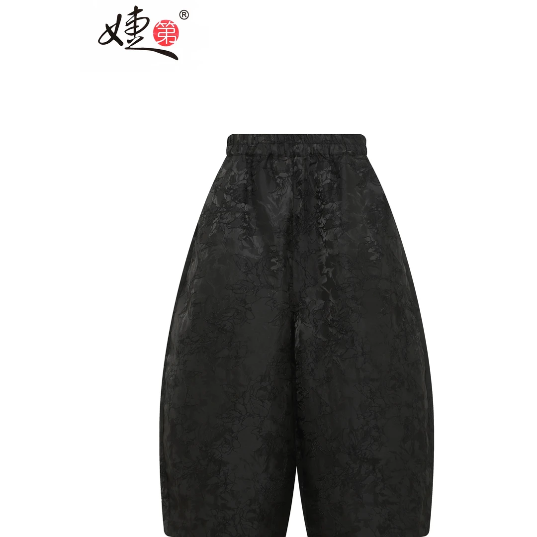 A朱总服饰新款提花阔腿裤261