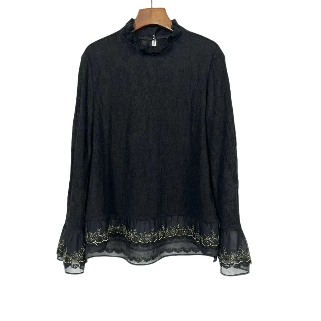 朱总服饰J868立领打底衫