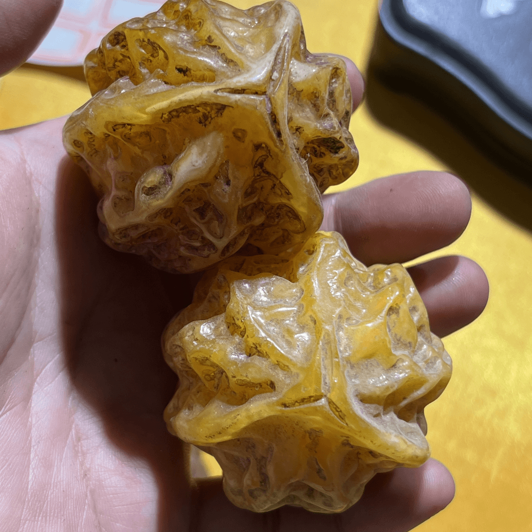 A87核桃桃手把件摆件