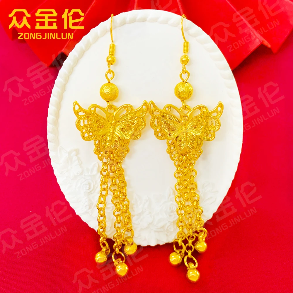 众金伦 合金耳饰 民族风耳饰波西米亚风耳钩气质复古重工饰品