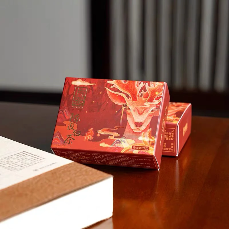 磻龙号片刻2014年陈皮白茶寿眉紧压小方片饼干茶便携装