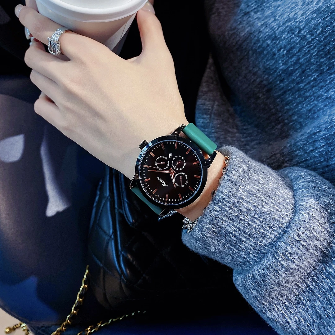 【宜菡】美宾炫酷时尚气质百搭网红潮流男女同款防水高端腕表 1735