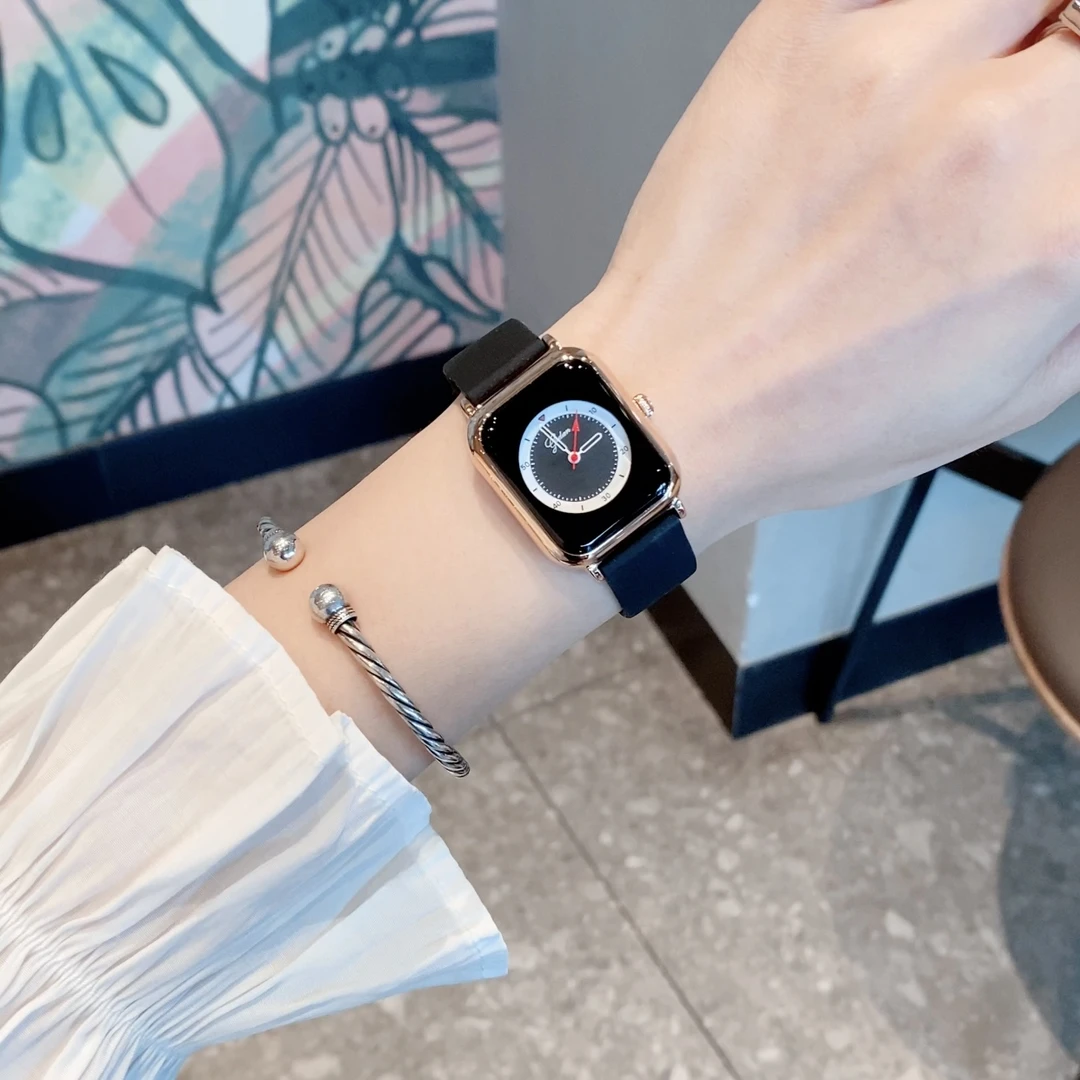 【YADA N】迷你款苹果方盘女士腕表 石英表