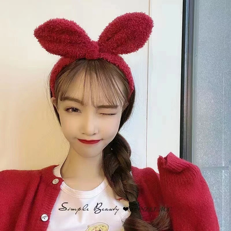 兔耳朵发箍女洗脸专用可爱网红2024年新款头箍压发防滑发卡头饰Z